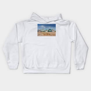 Beach Huts Hengistbury Head Dorset England Kids Hoodie